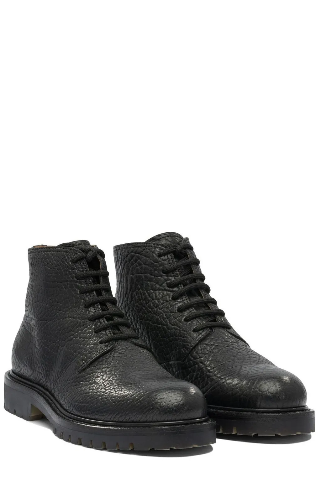 Officine Creative Boss 011 Grained Ankle Boots