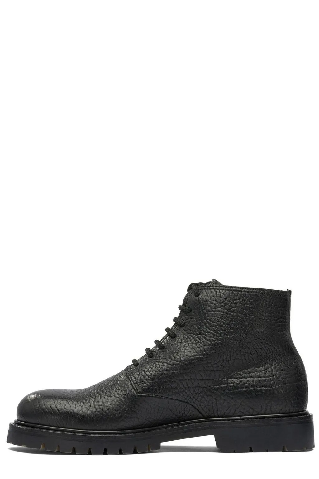 Officine Creative Boss 011 Grained Ankle Boots