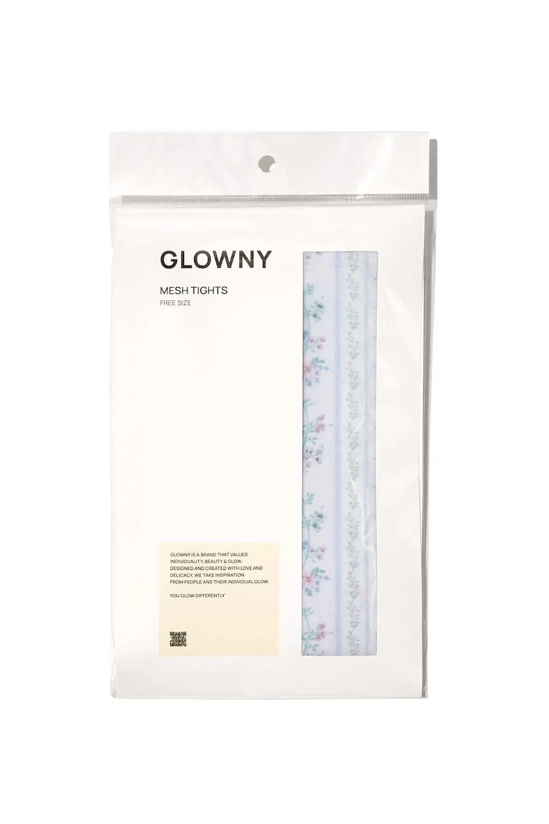 Rachita Mesh Tights / Sky Bloom