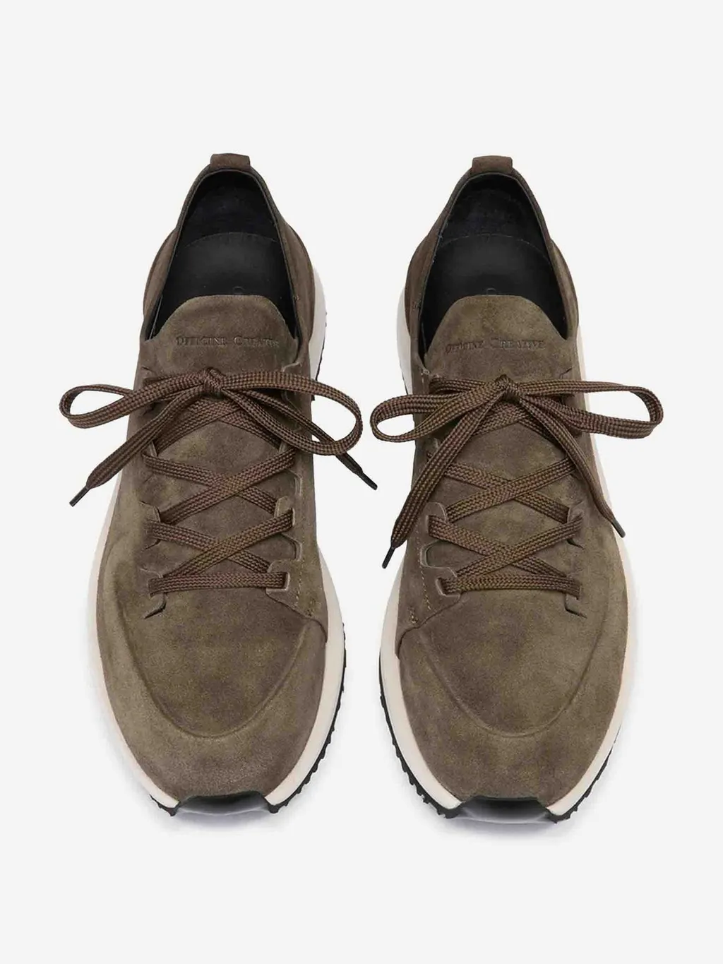 Officine Creative Suede Lace-Up Sneakers