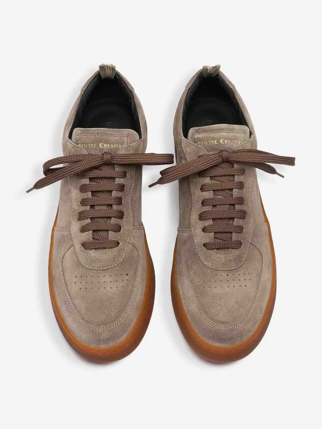 Officine Creative Perforated Low-Top Sneakers