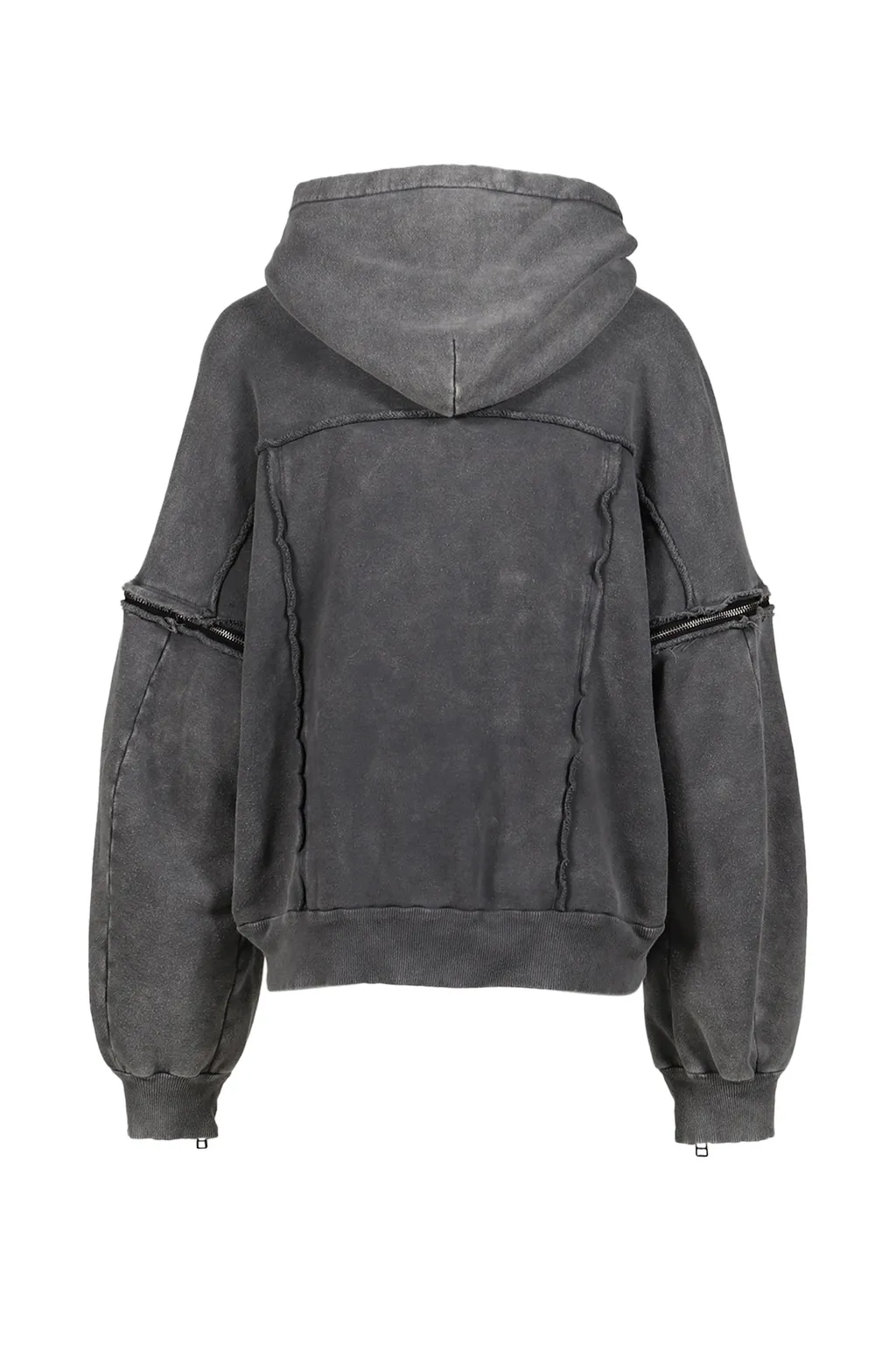 Split Sweat Hoodie / Grey