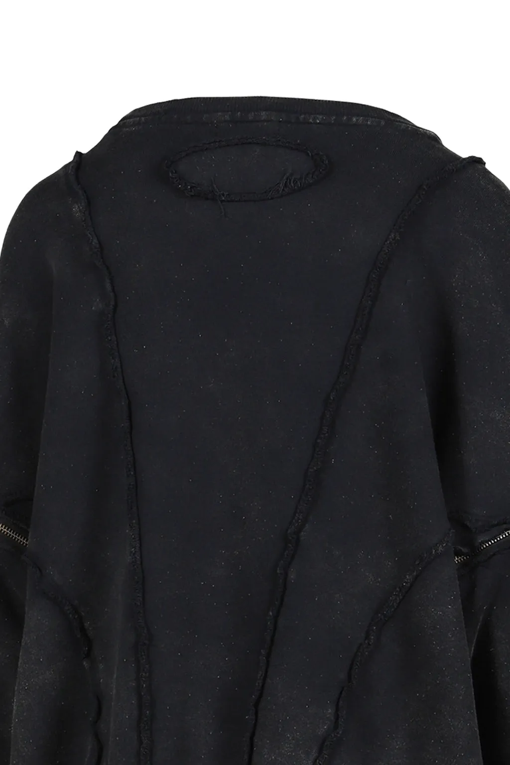 Split Sweat Crewneck / Black