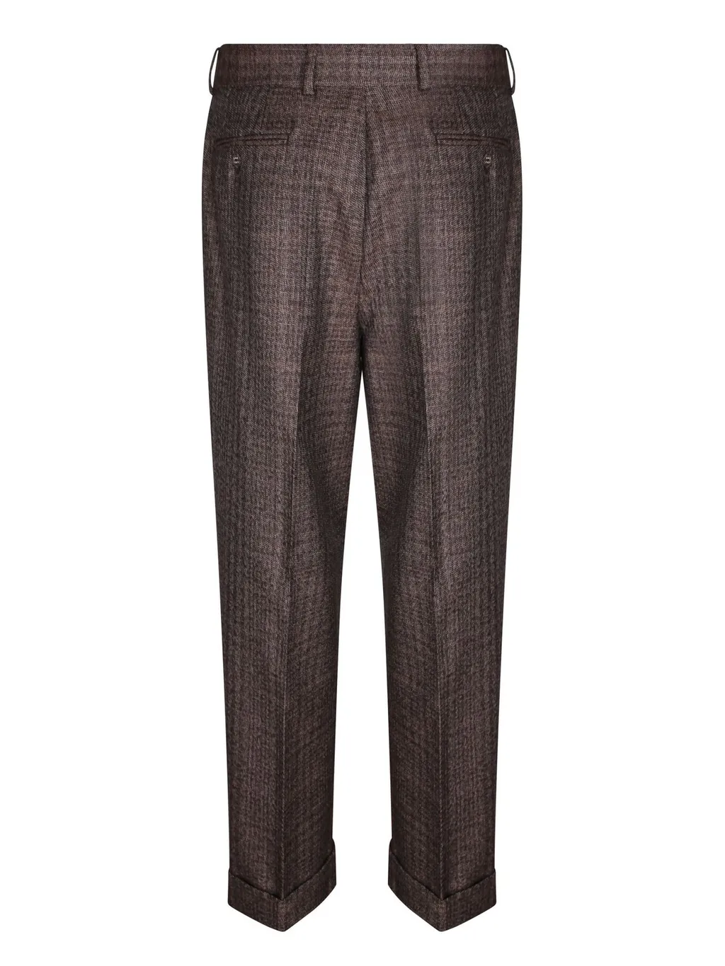 Officine GÉNÉRale Checkered Belted Pants