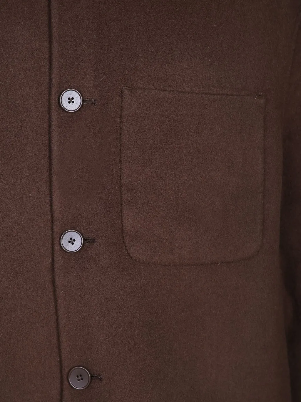 Officine GÉNÉRale Button-Front Wool Overshirt