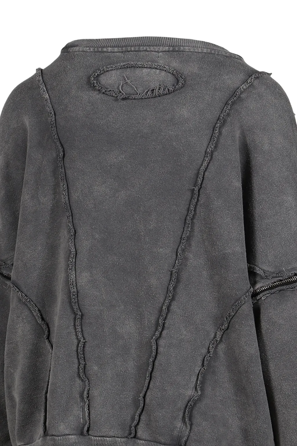 Split Sweat Crewneck / Gray