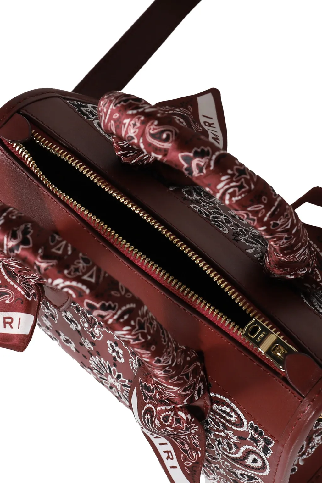 Bandana Micro Triangle Bag / Deep Red