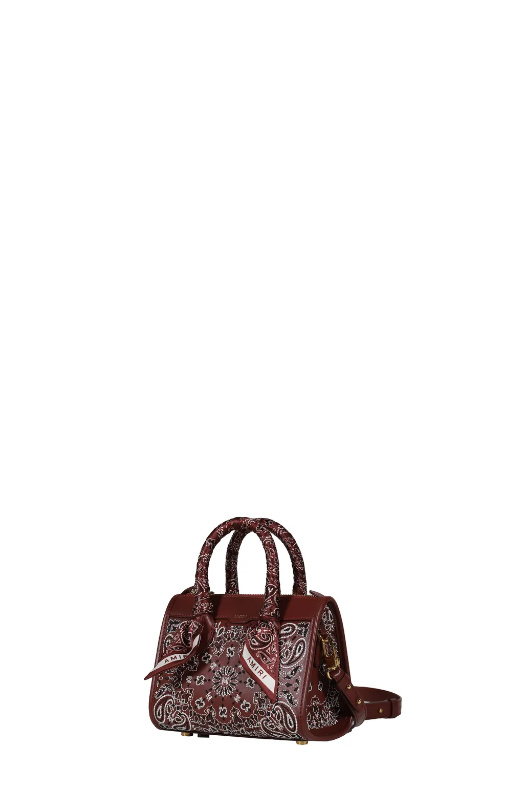 Bandana Micro Triangle Bag / Deep Red