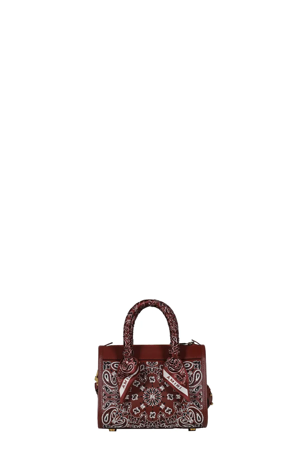 Bandana Micro Triangle Bag / Deep Red