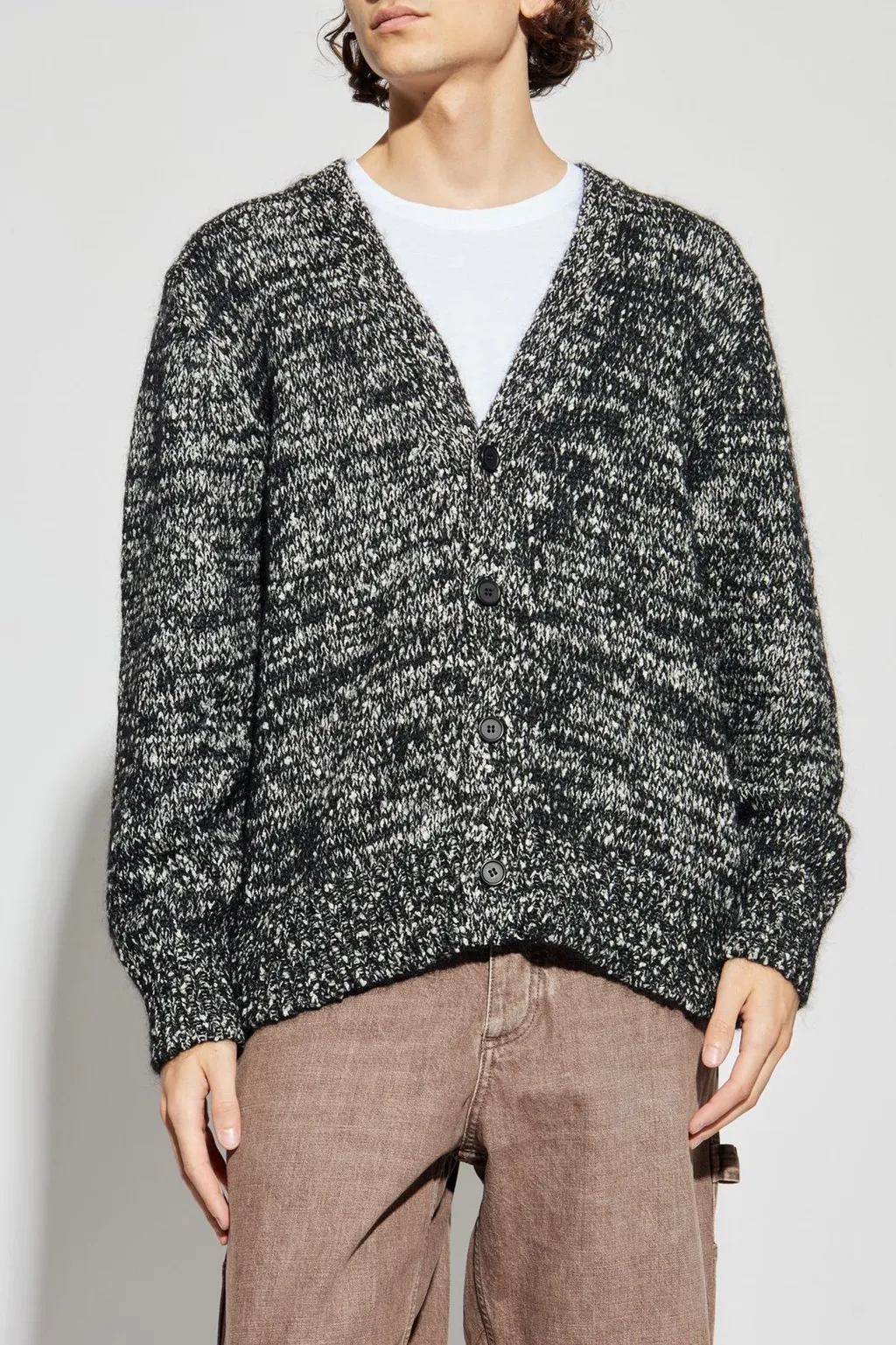 Officine GÉNÉRale Marled Knit Cardigan