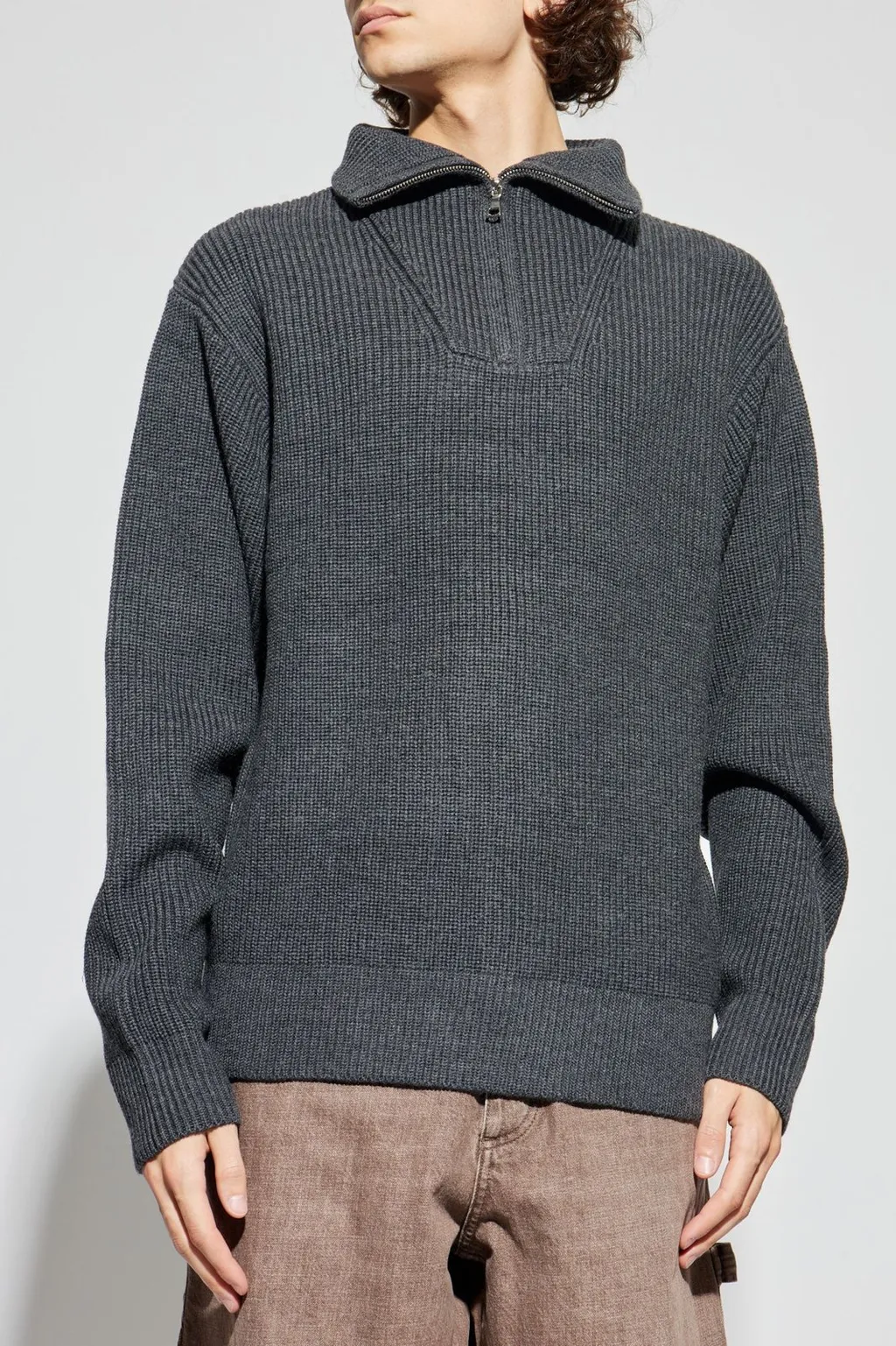 Officine GÉNÉRale Zip-Collar Knitwear