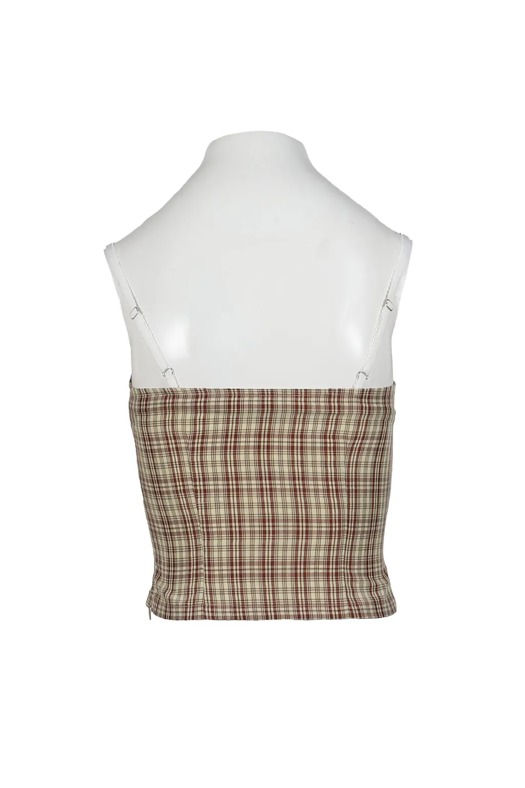 Lulu Check Corset Top / Beg
