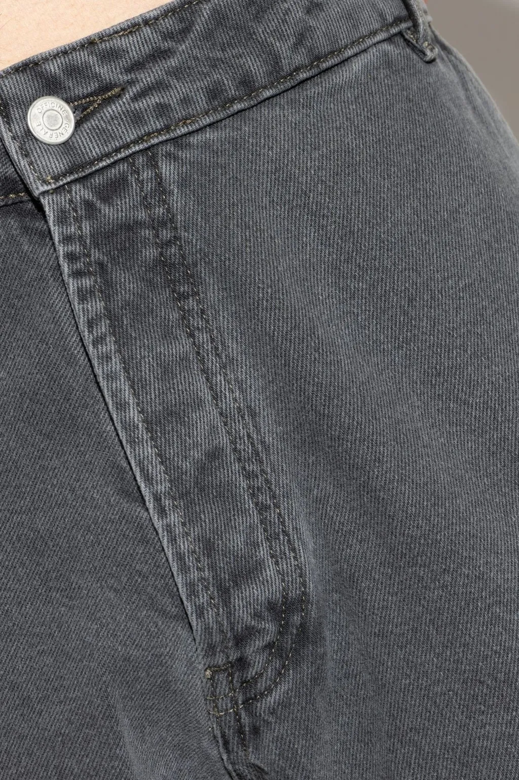 Officine GÉNÉRale Logo-Embroidered Wide-Leg Jeans