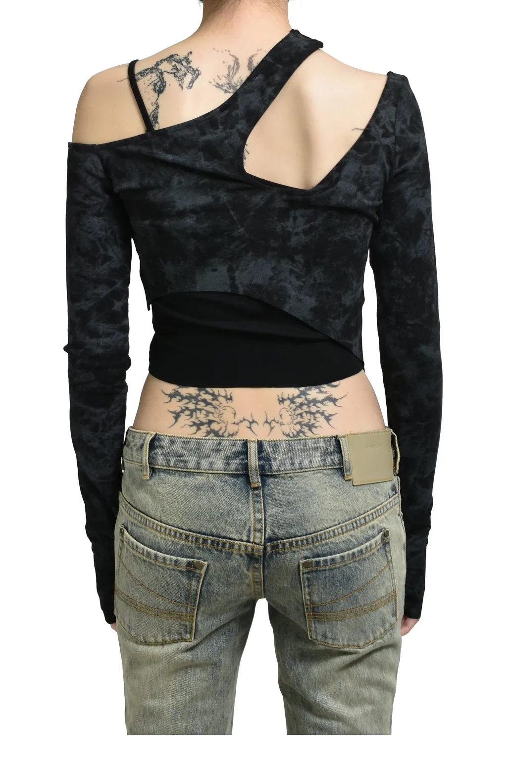 Off Shoulder Cutsewn / Black