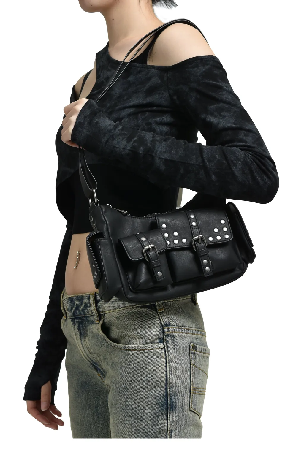 Mini Shoulder Bag / Black