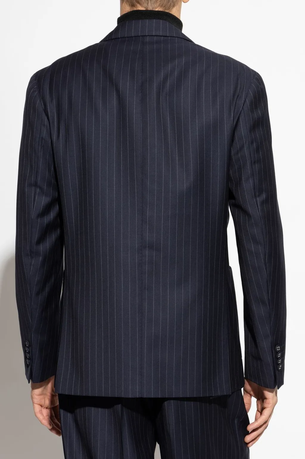 Officine GÉNÉRale Pinstriped Double-Breasted Jacket