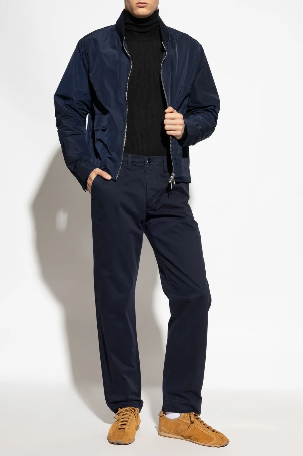 Officine GÉNÉRale Zip-Front Bomber Jacket