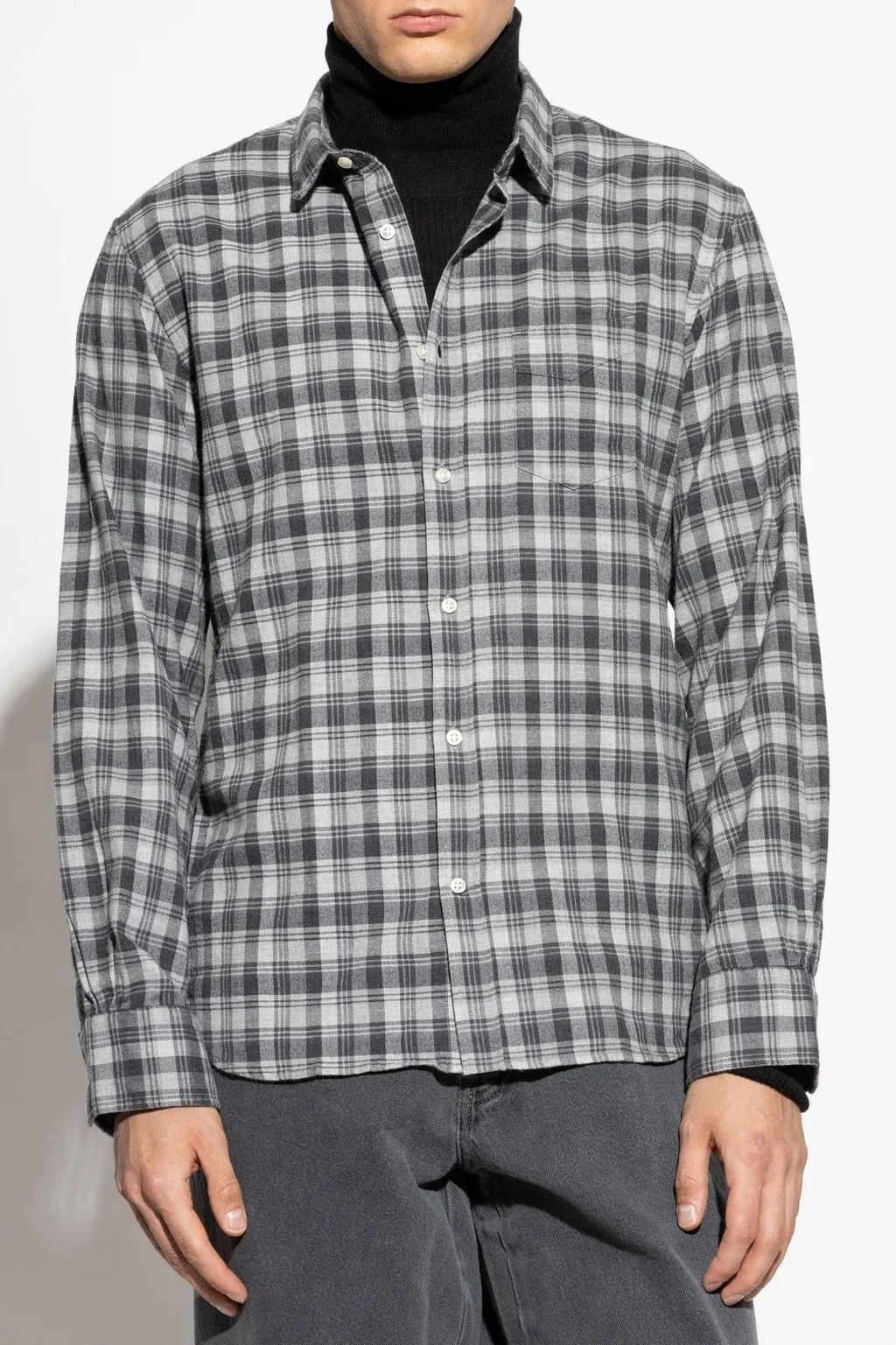 Officine GÉNÉRale Plaid Button-Up Shirt