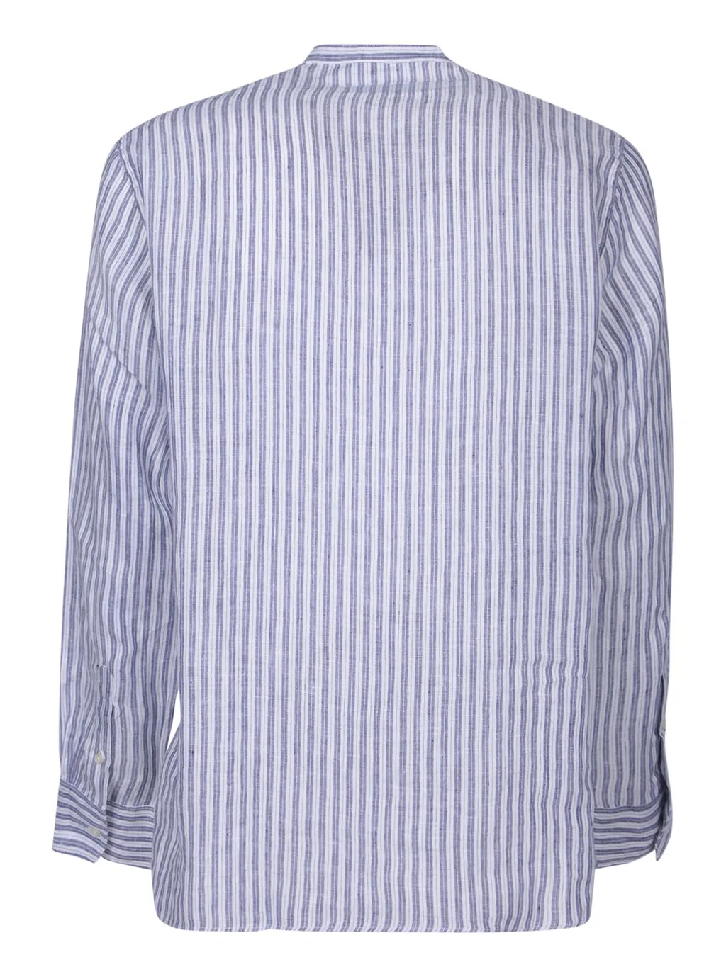 Officine GÉNÉRale Blend Linen Striped Shirt