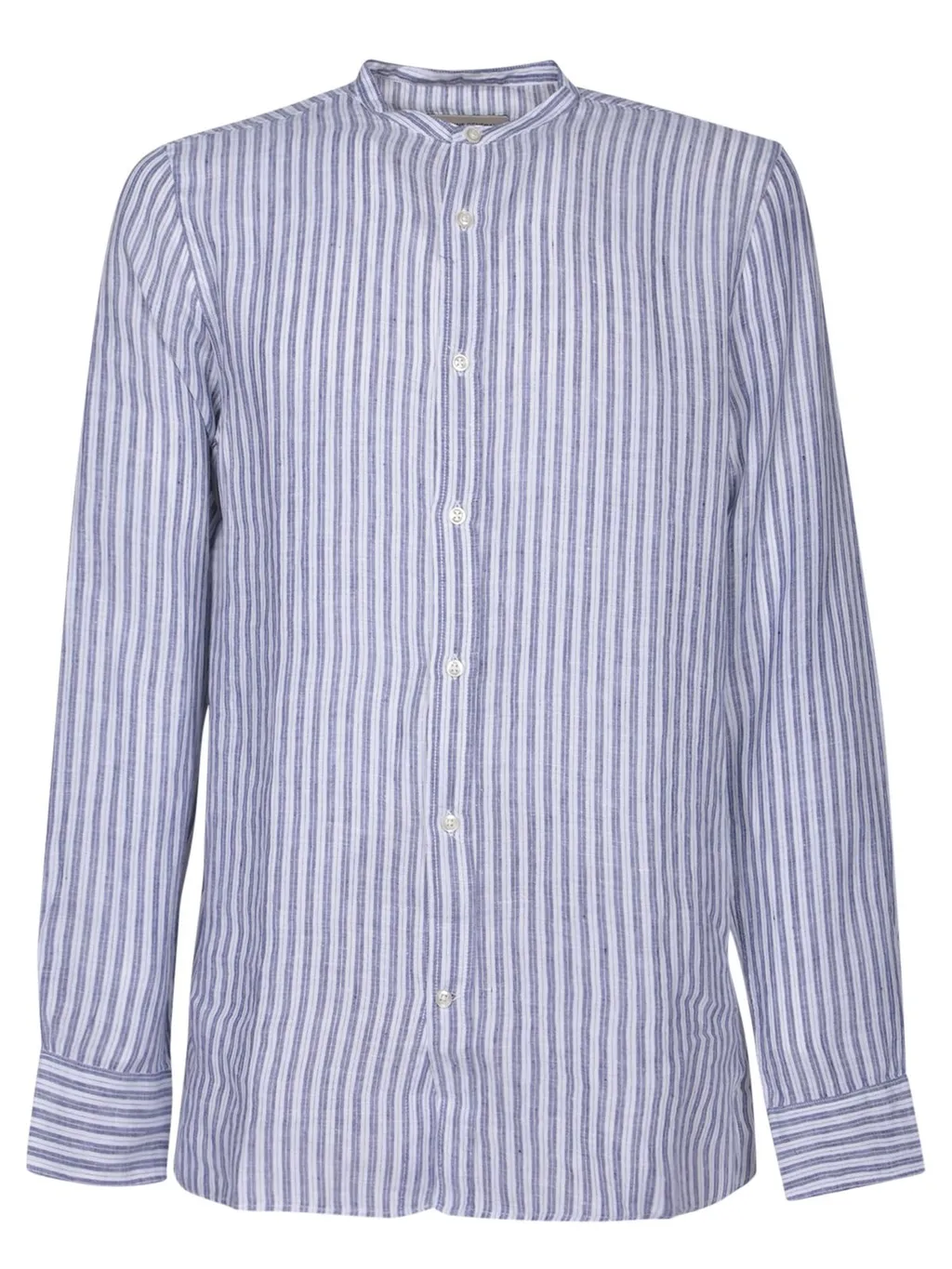 Officine GÉNÉRale Blend Linen Striped Shirt