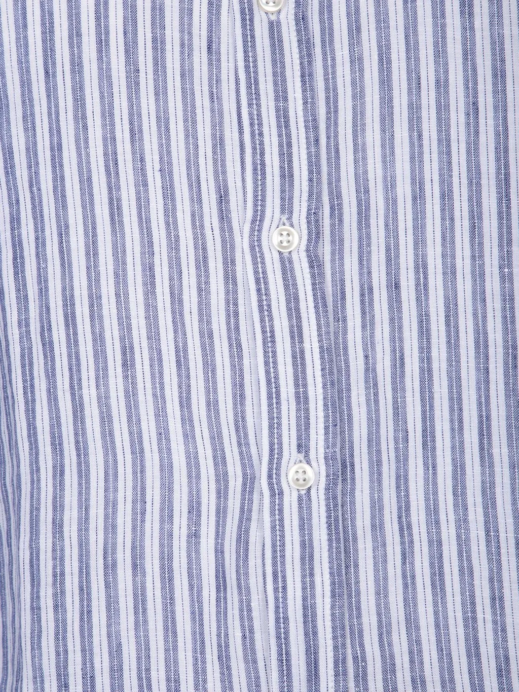 Officine GÉNÉRale Blend Linen Striped Shirt