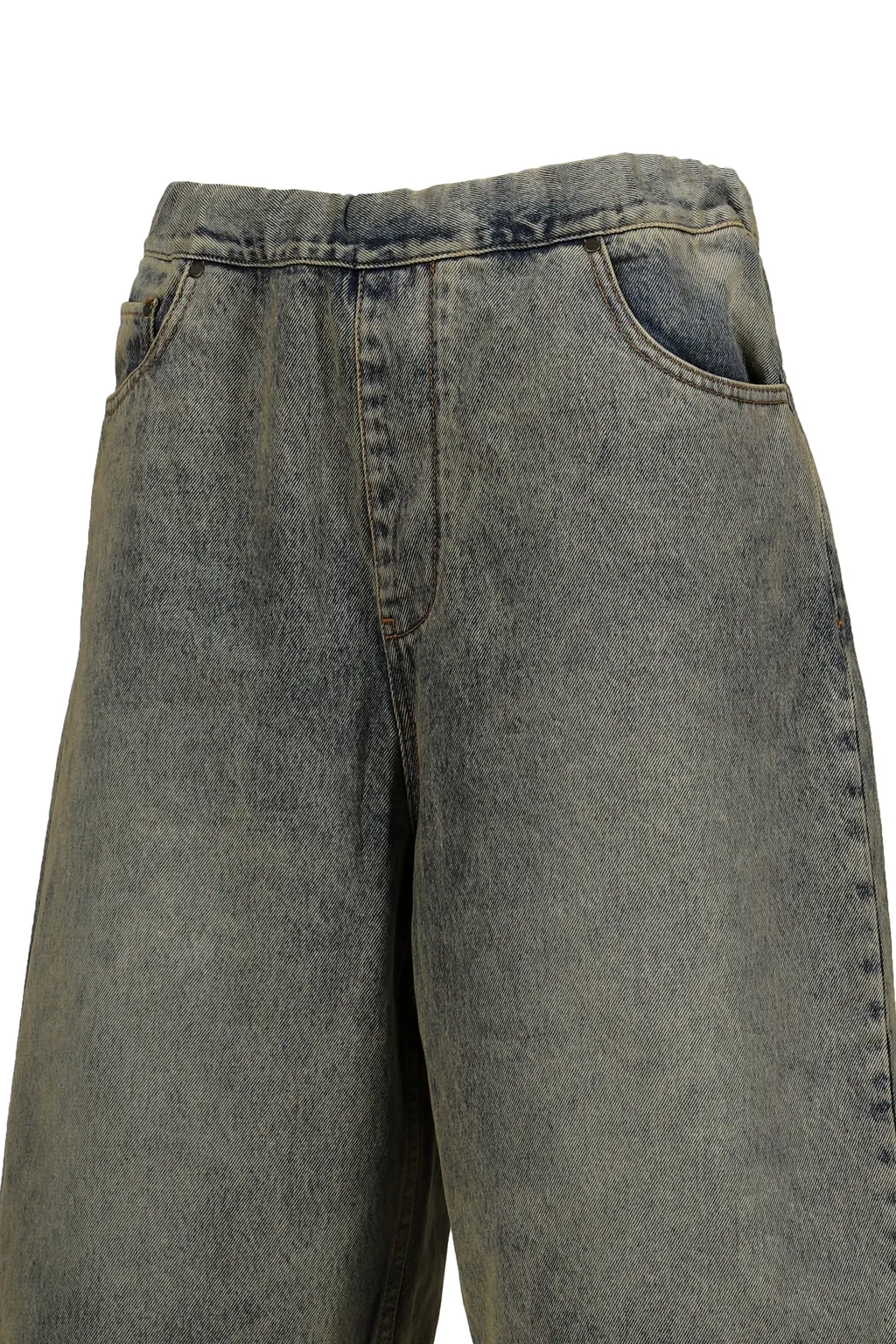 Entire Studios Elasticated-Waist Button Bermuda Shorts