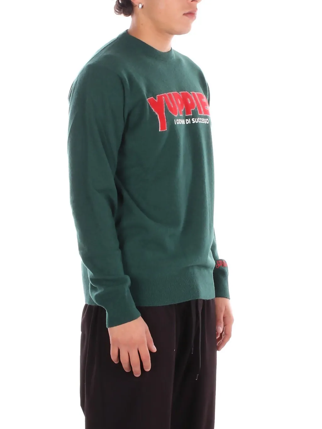 Mc2 Saint Barth Logo Ribbed Jumper