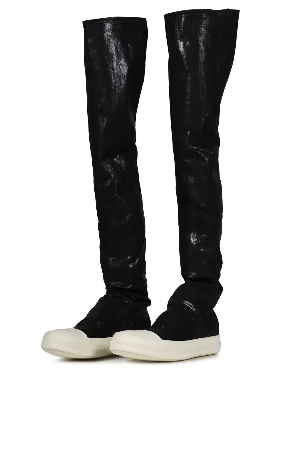 High Sock Sneaks / Blk/Milk/Milk