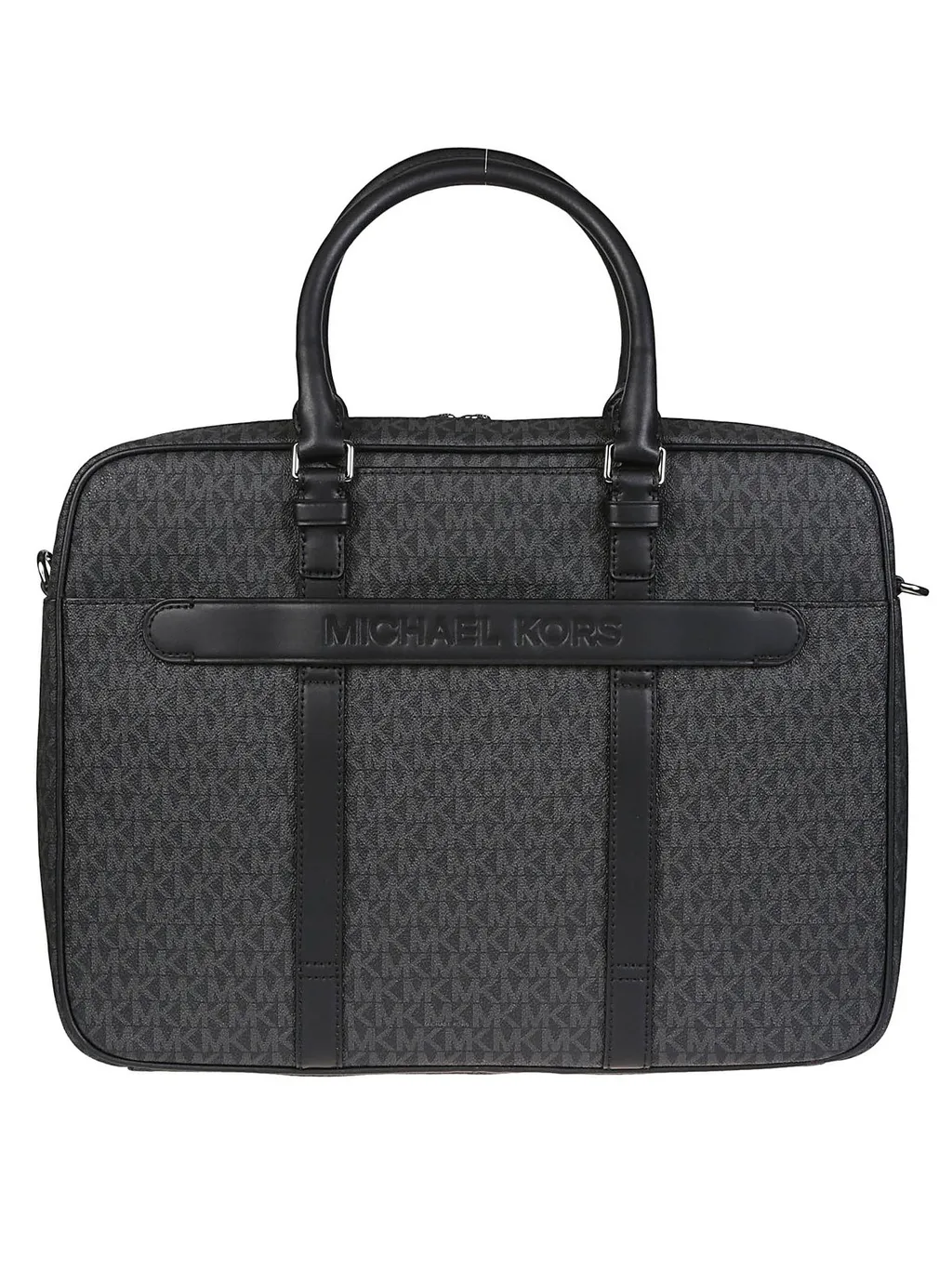 Michael Kors Logo-Lettering Monogram Print Briefcase