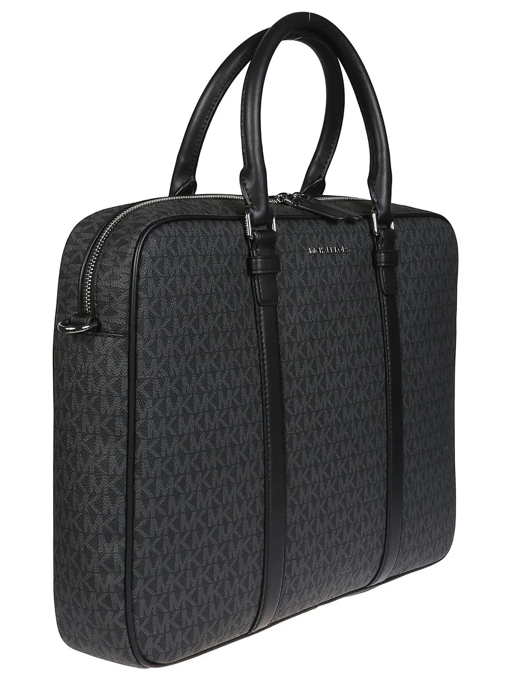 Michael Kors Logo-Lettering Monogram Print Briefcase