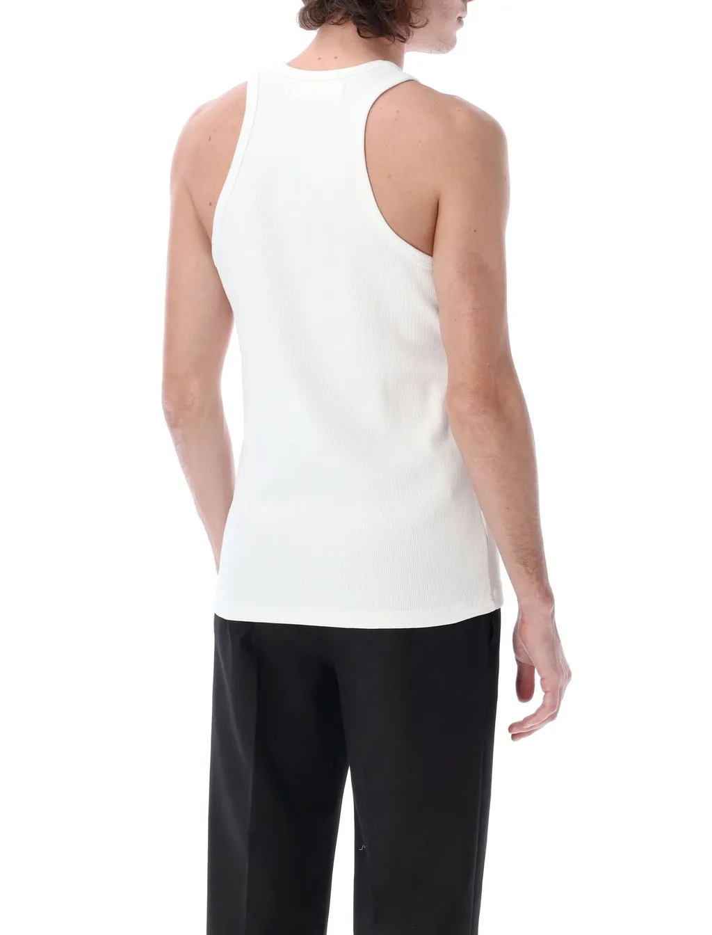Misbhv Logo Embroidered Ribbed Tank Top