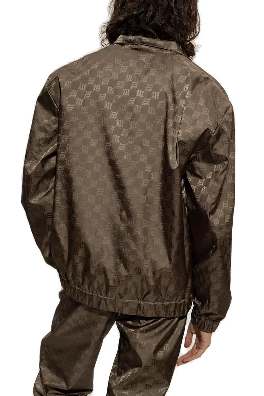 Misbhv Zip-Up Monogram Jacket