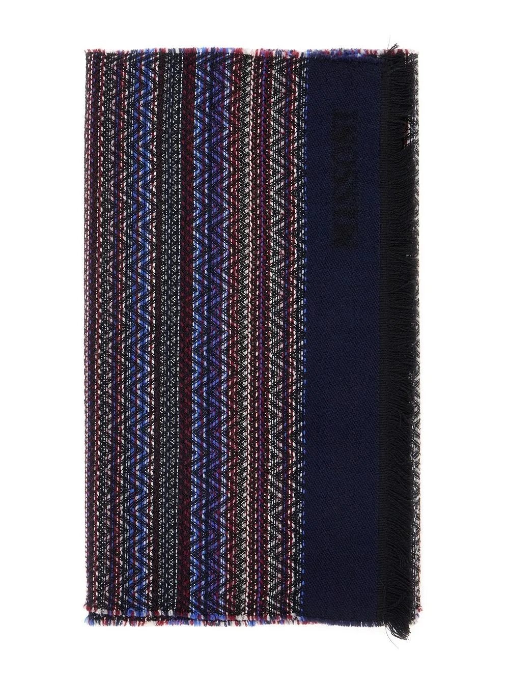 Missoni Frayed-Edge Knitted Scarf