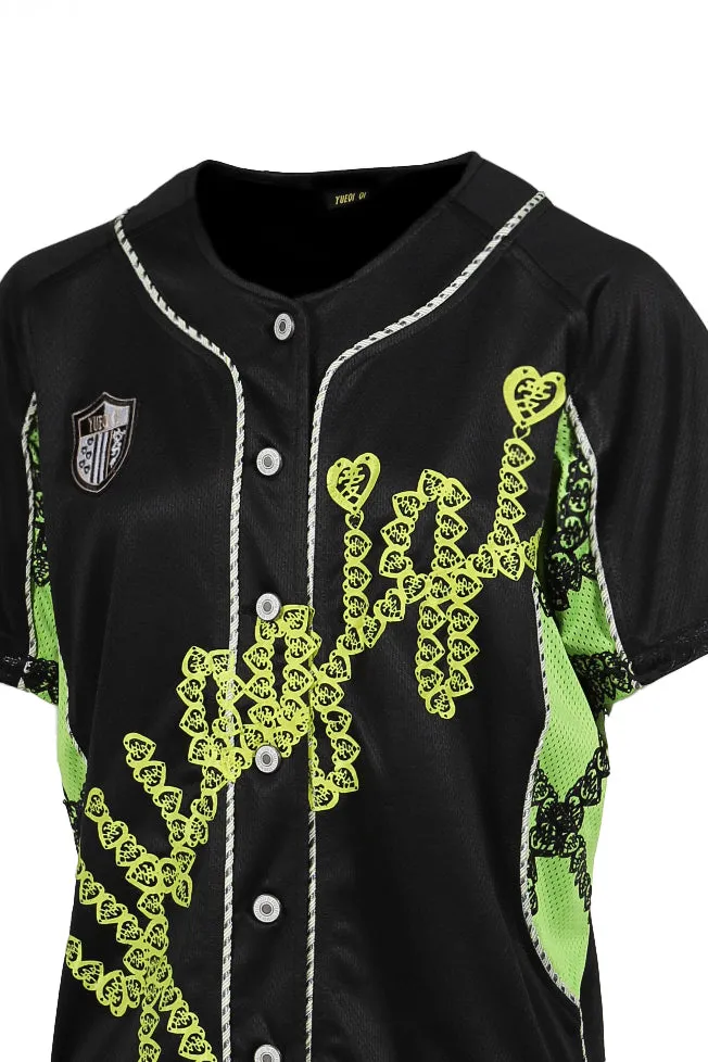 Lime Baseball Jersey / Grn