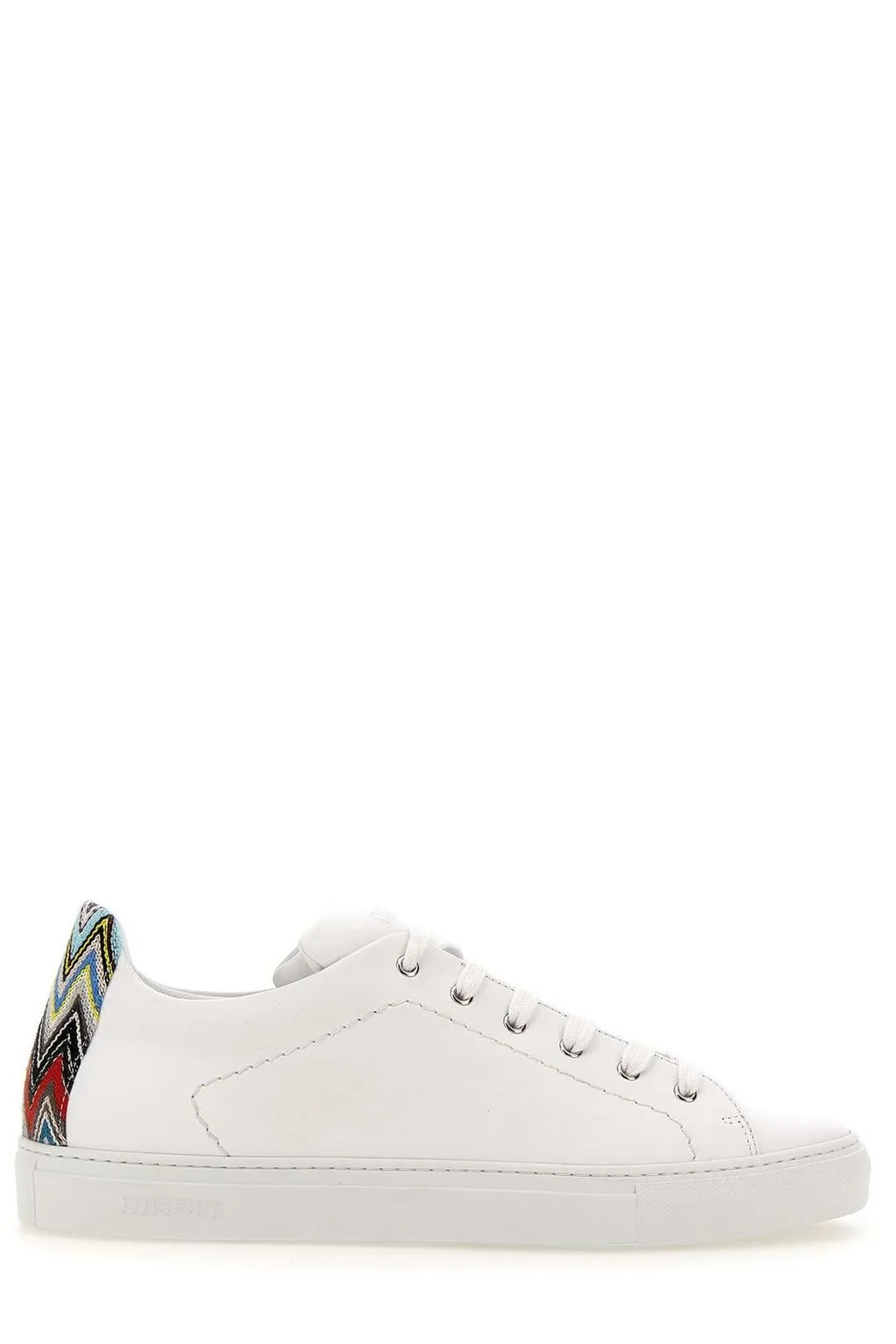 Missoni Zigzag-Trimmed Lace-Up Sneakers