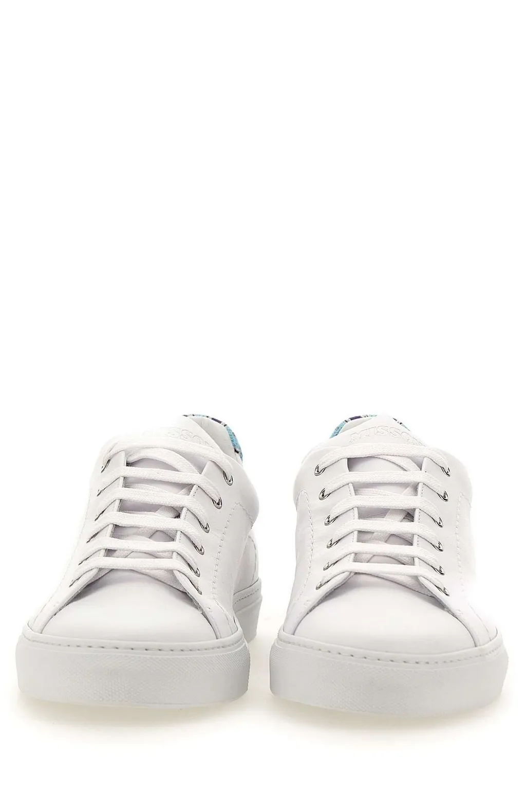Missoni Zigzag-Trimmed Lace-Up Sneakers