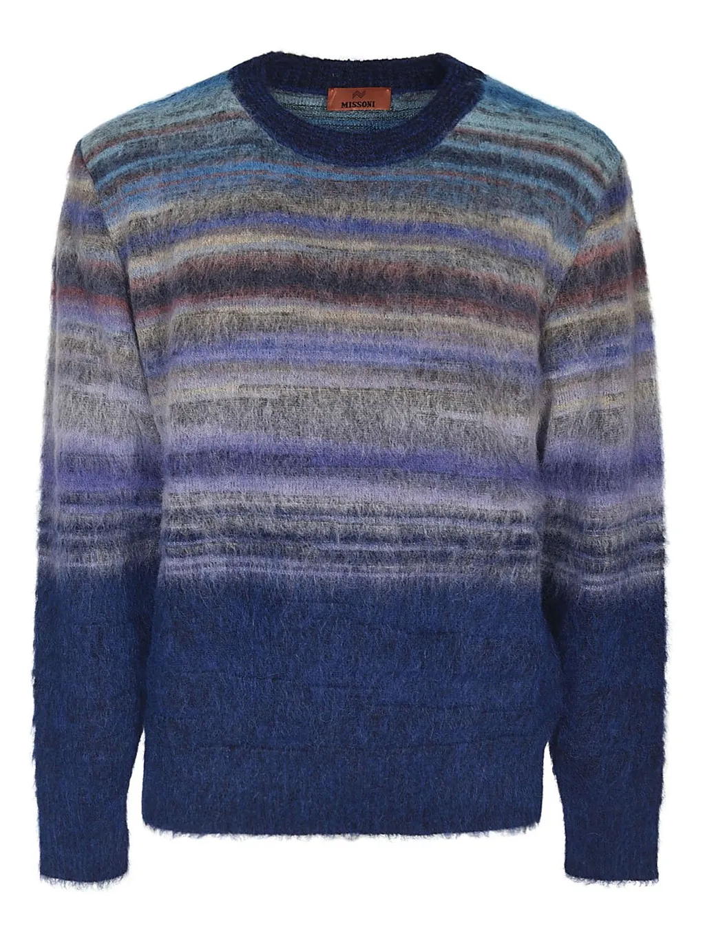 Missoni Striped Crewneck Knitted Jumper