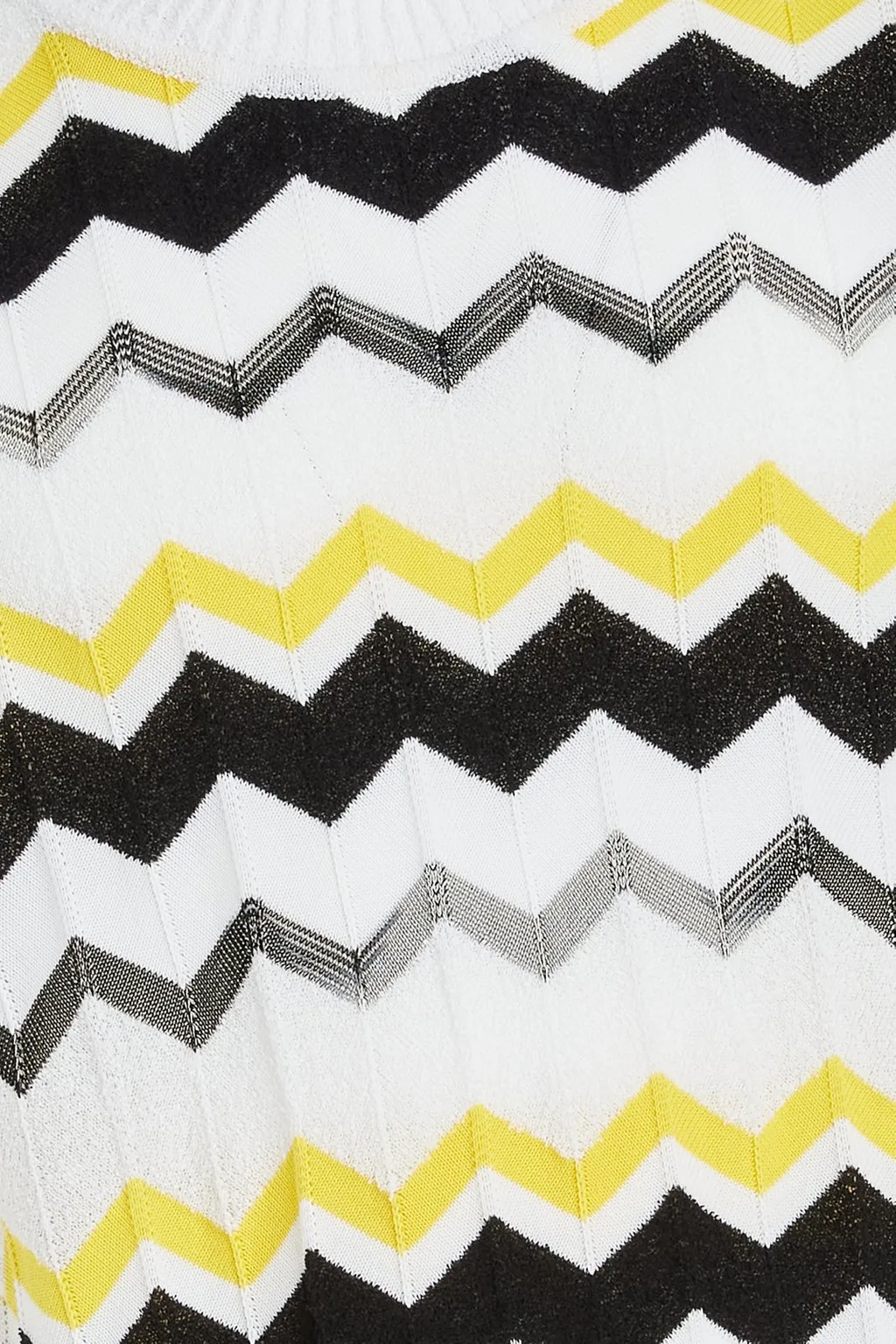 Missoni Zigzag Knitted Short Sleeved T-Shirt