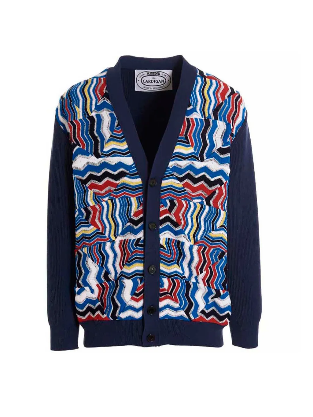 Missoni Zigzag Pattern Button-Up Cardigan