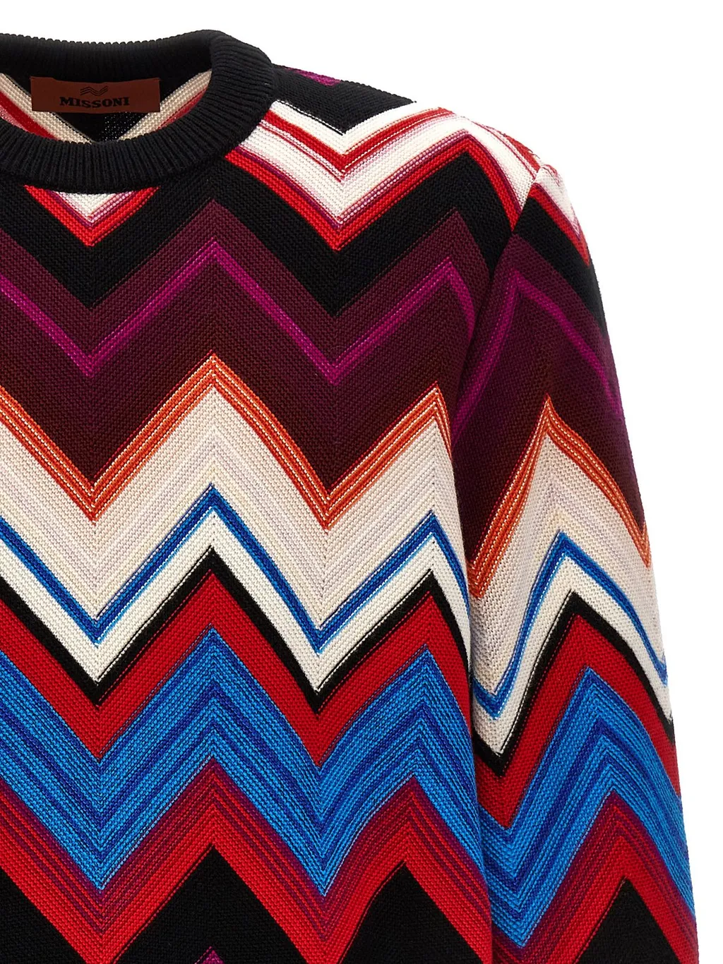 Missoni Zigzag Crewneck Knitted Jumper