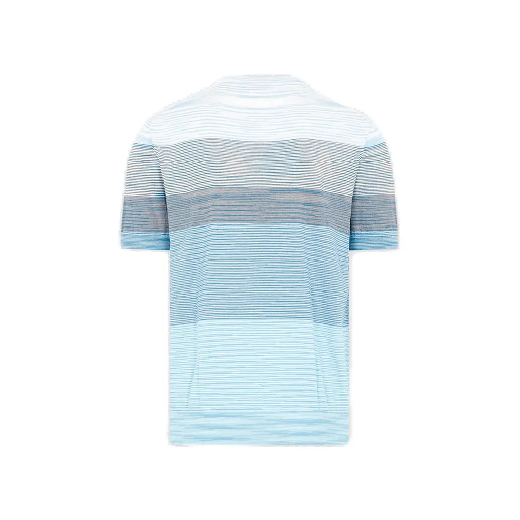 Missoni Striped Short-Sleeved Knitted T-Shirt