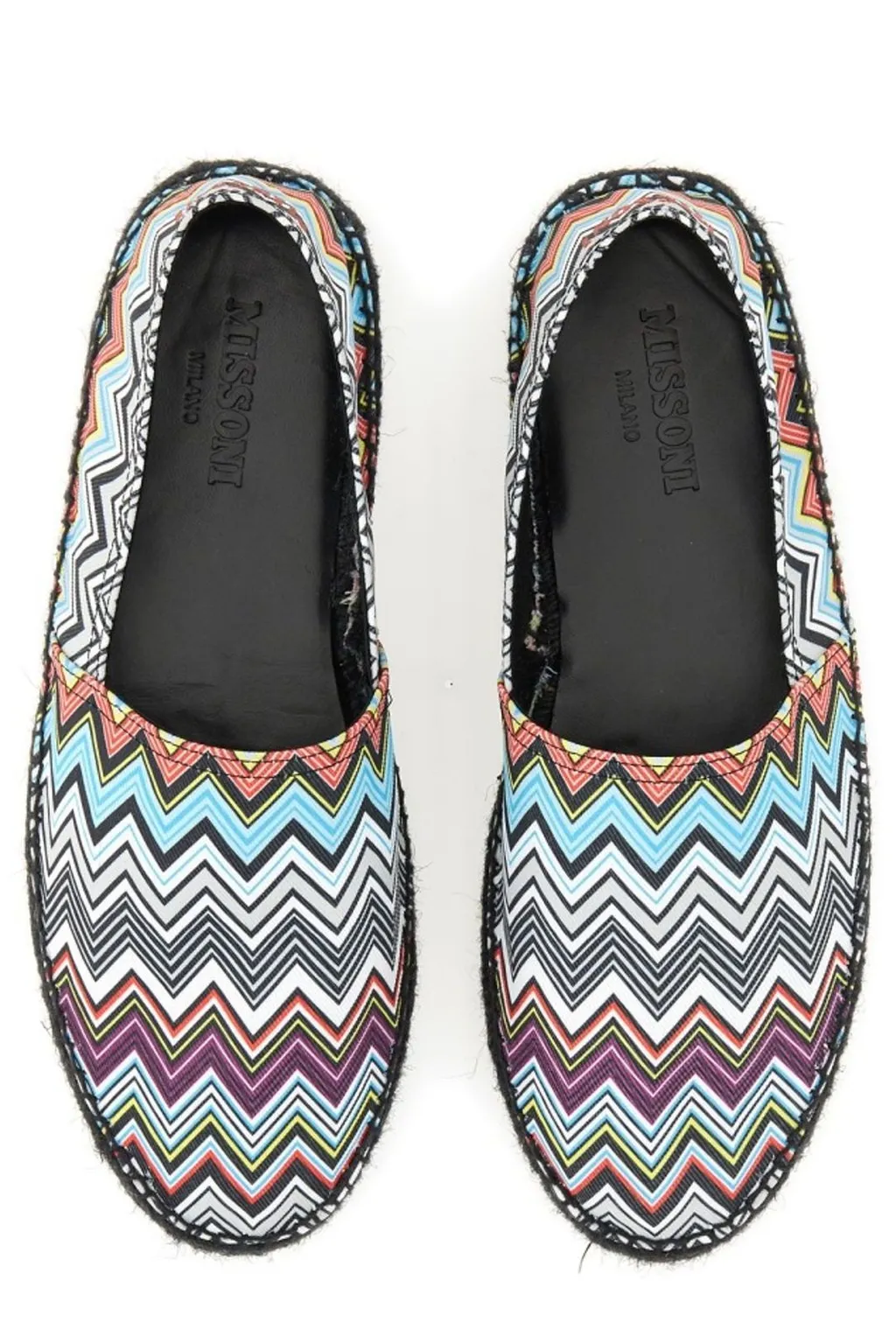 Missoni Zig-Zag Printed Slip-On Espadrilles