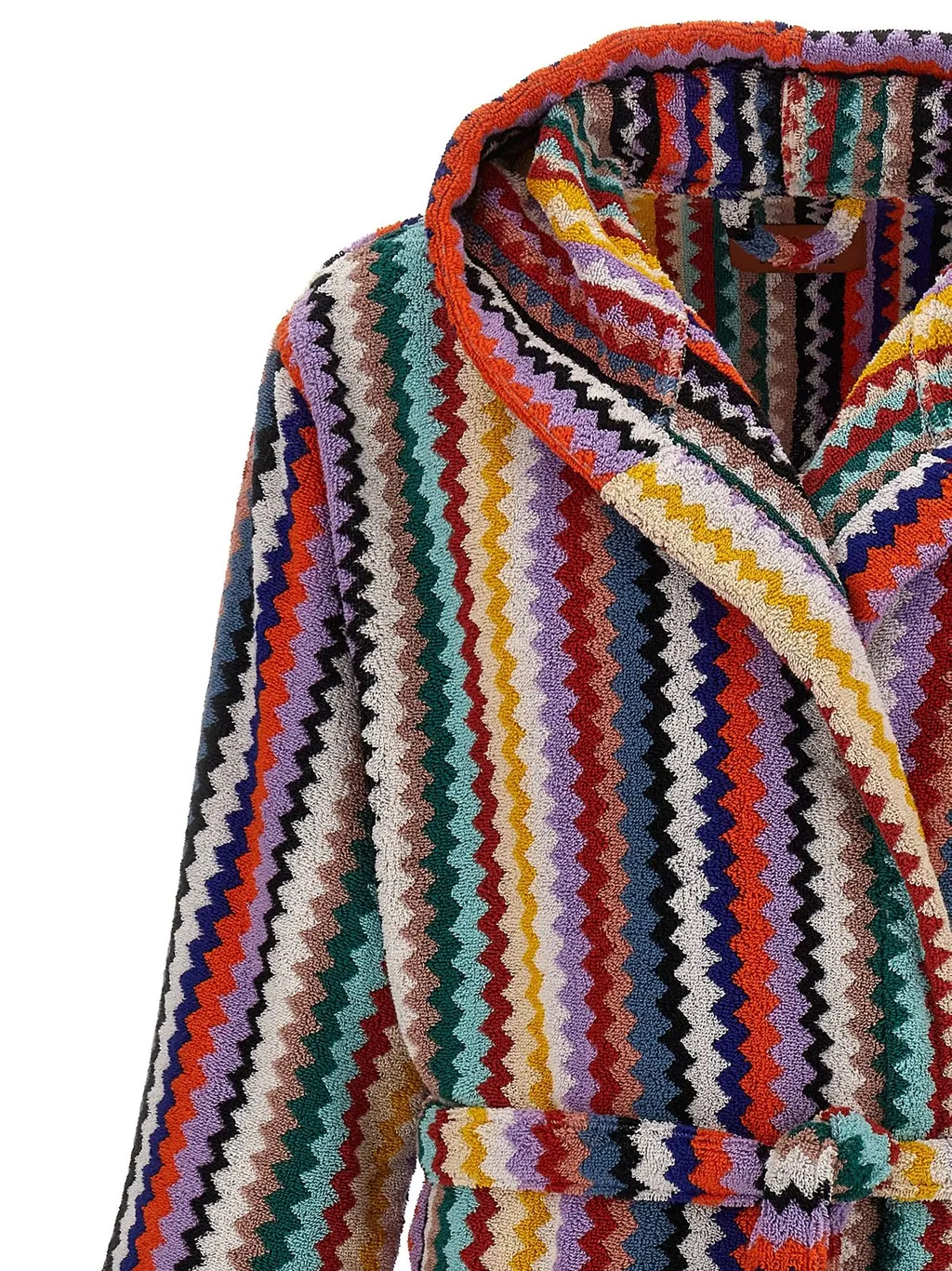 Missoni Home Chevron Belted Terry Bathrobe