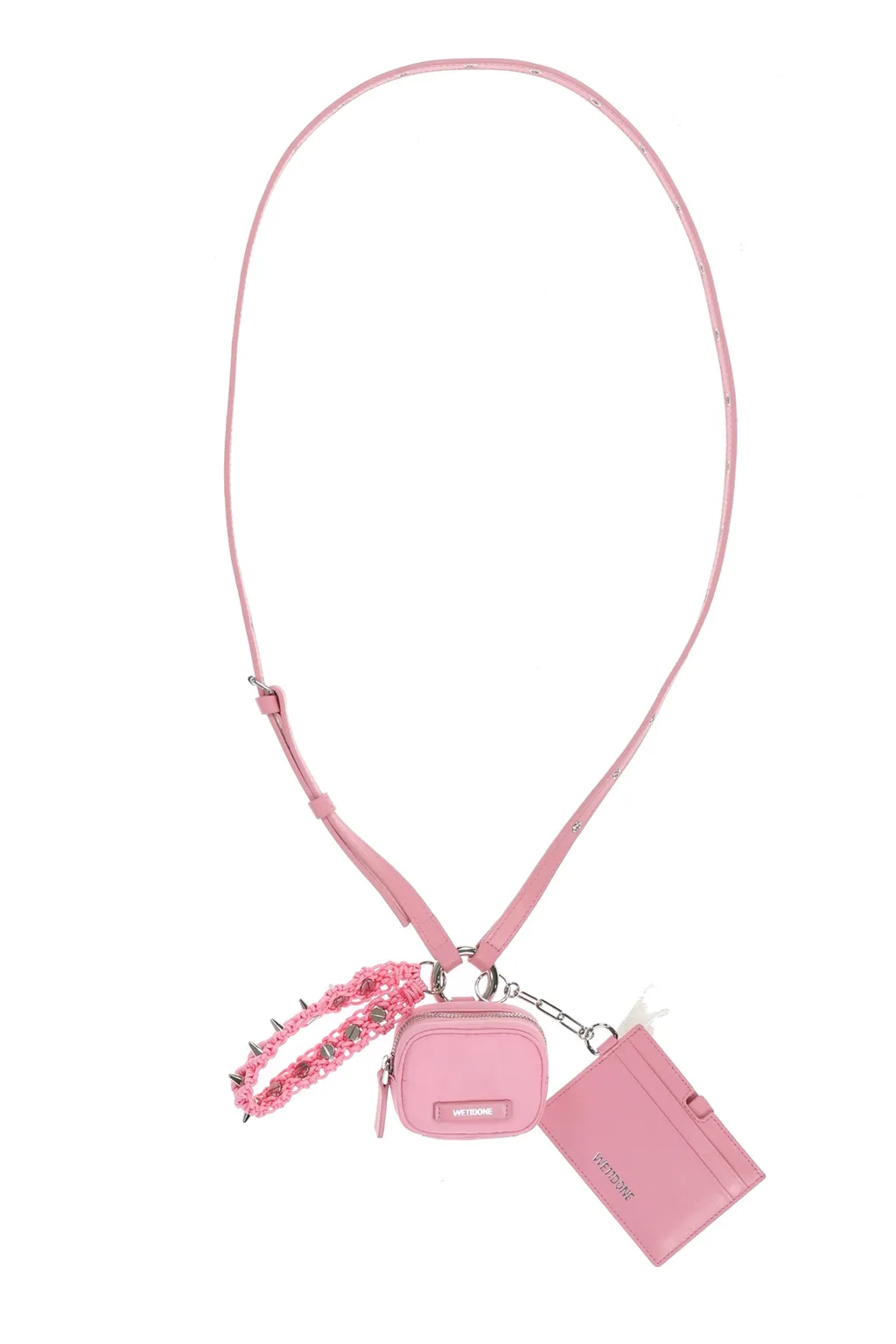 Pink Airpod Case &Amp; Mirror Card Holder / Pnk