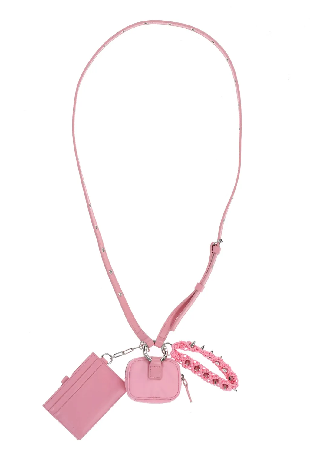 Pink Airpod Case &Amp; Mirror Card Holder / Pnk