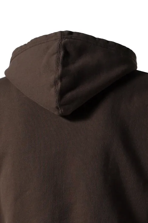 Chocolate Brown Mini Monster Hoodie / Brw
