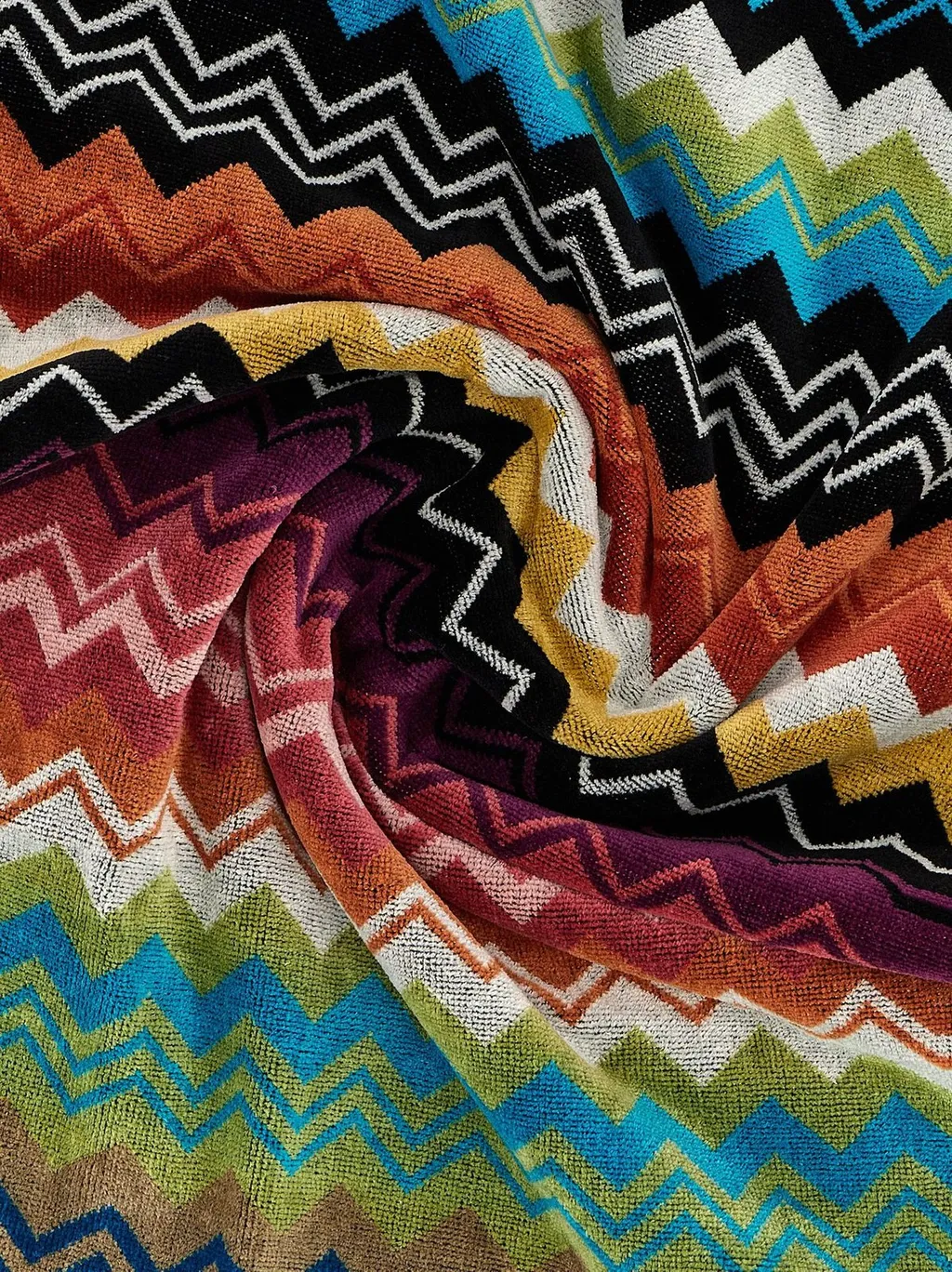 Missoni Home	Giacomo Zig-Zag Patterned Bath Towel