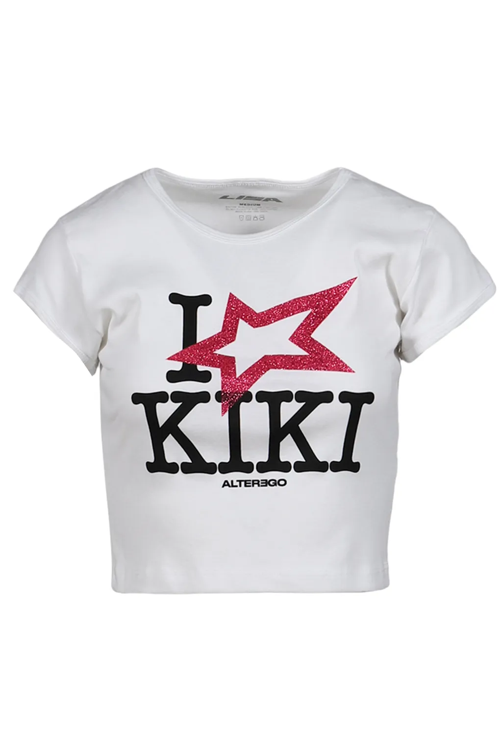 Kiki Crop T-Shirt / Wht