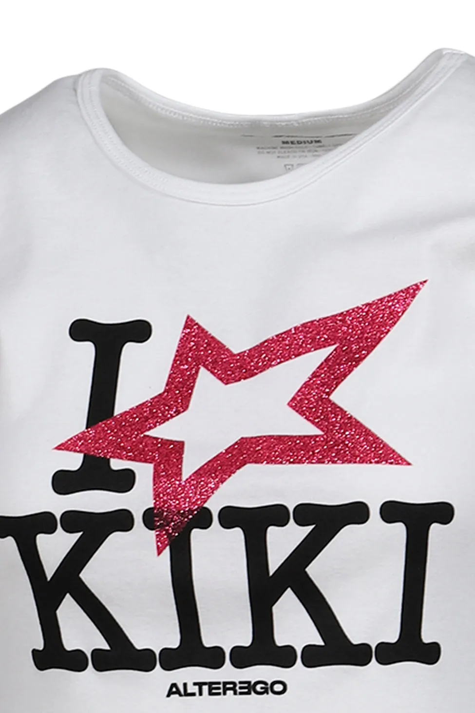 Kiki Crop T-Shirt / Wht