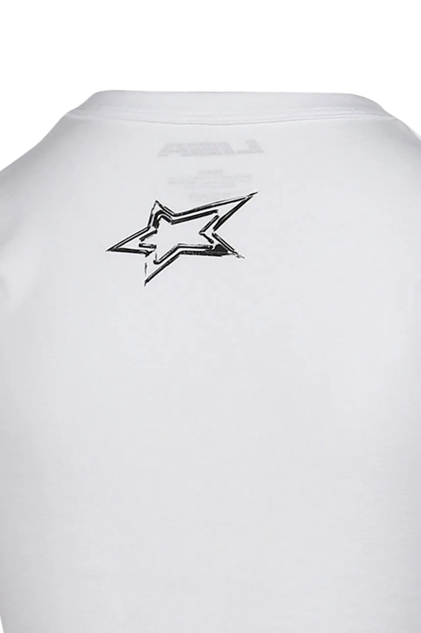 Sunni Crop T-Shirt / Wht